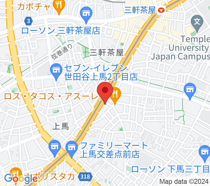 TOKYO BEACH STUDIO三軒茶屋本店の場所