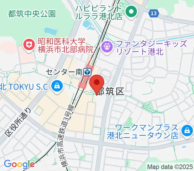 音楽サロンAriaの地図