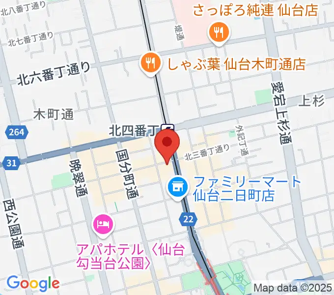 スタジオソルファの地図