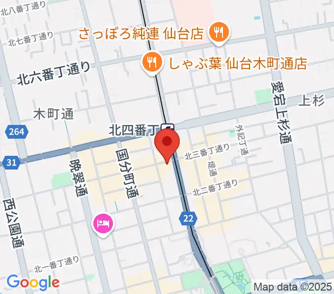 スタジオソルファの地図