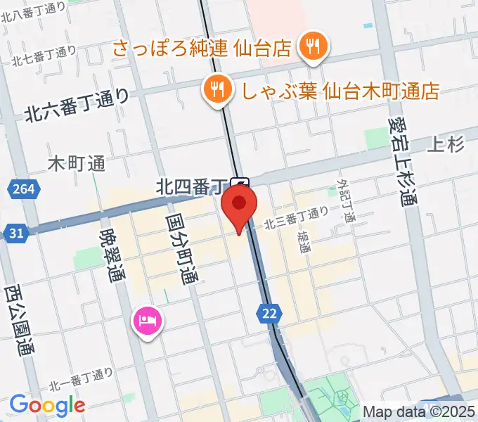 スタジオソルファの地図