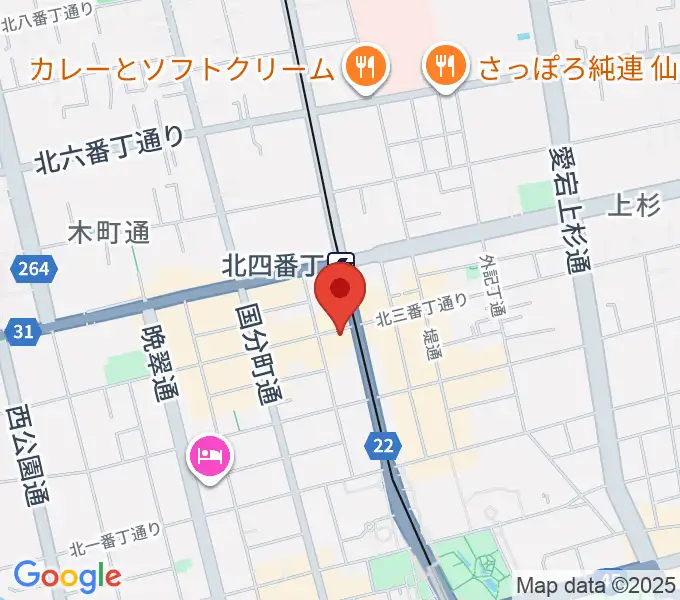 スタジオソルファの地図