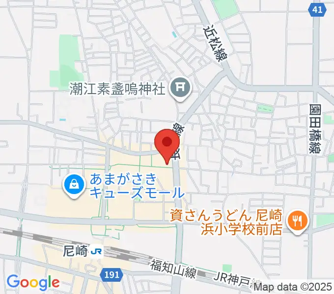 アール・エイチ・ワイ尼崎スタジオの地図