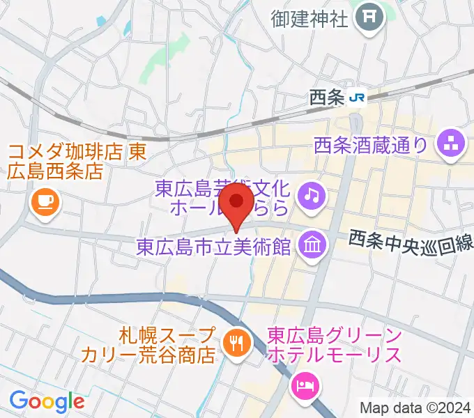 Music Pro Shopセッション西条駅前店の地図