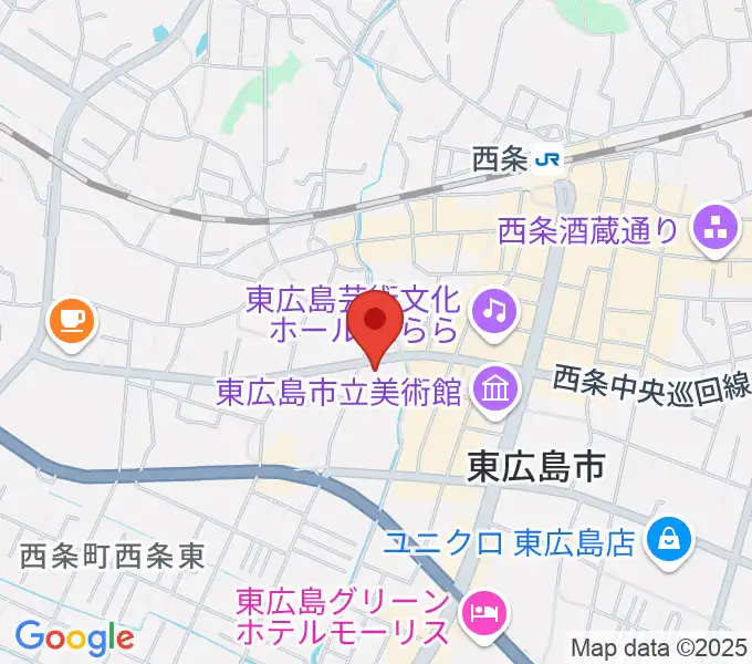 Music Pro Shopセッション西条駅前店の地図