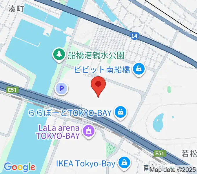 伊藤楽器 ららぽーとTOKYO-BAY店の地図