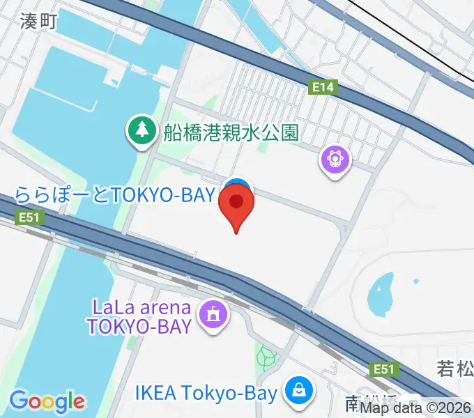 伊藤楽器 ららぽーとTOKYO-BAY店の地図