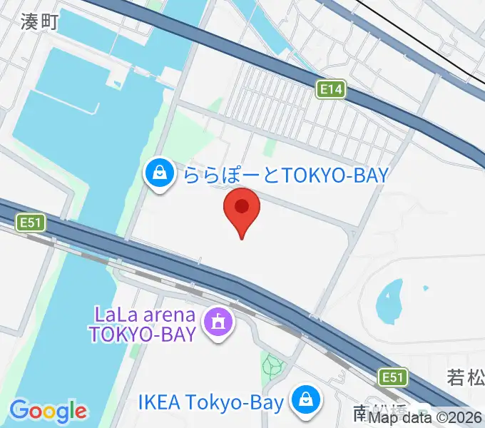 伊藤楽器 ららぽーとTOKYO-BAY店の地図