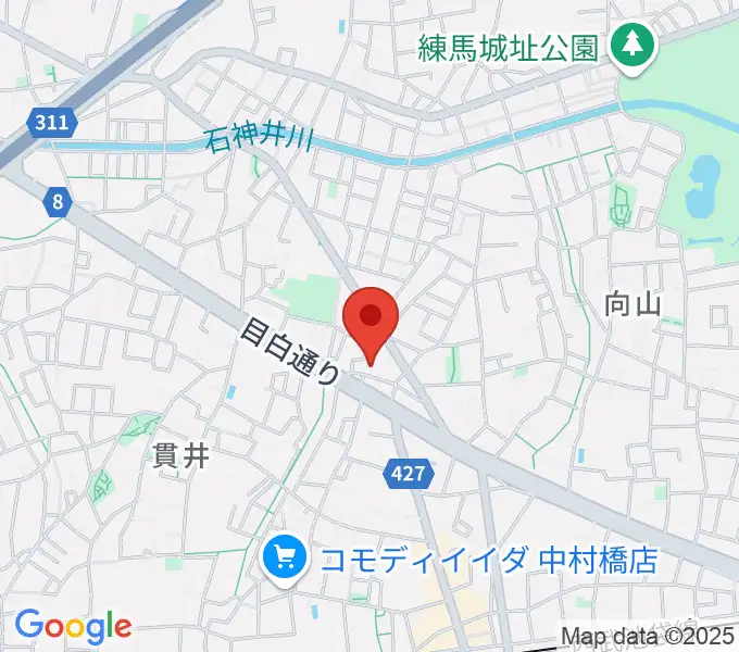 いしはら音楽教室の地図