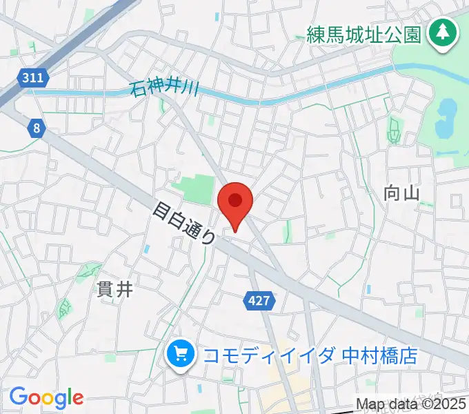 いしはら音楽教室の地図