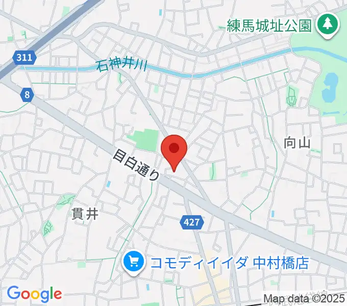 いしはら音楽教室の地図