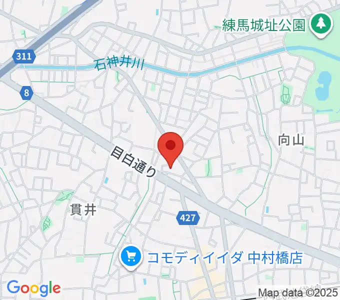いしはら音楽教室の地図