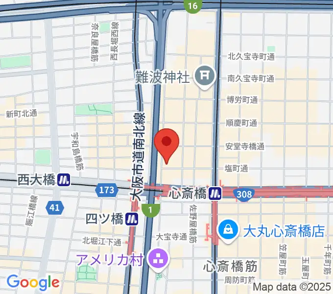 FUN HOUSEの地図