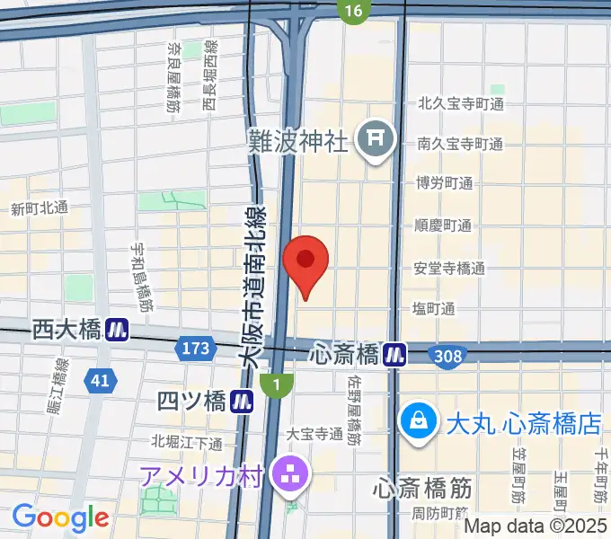FUN HOUSEの地図