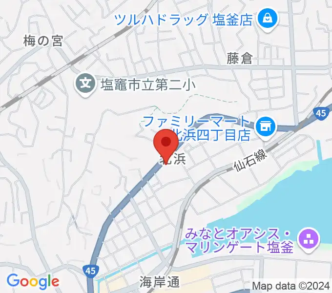 ウクレレアトリエ cotanの地図