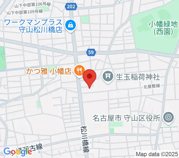 オットリーヤナカザワの地図