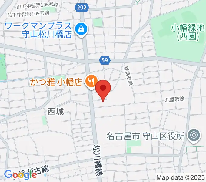 オットリーヤナカザワの地図