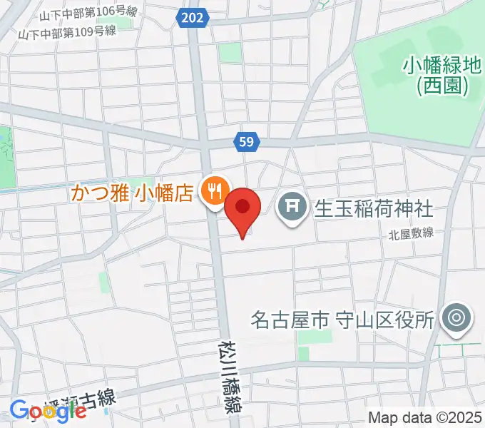 オットリーヤナカザワの地図