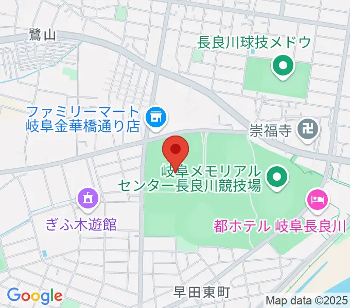 岐阜メモリアルセンターで愛ドームの地図