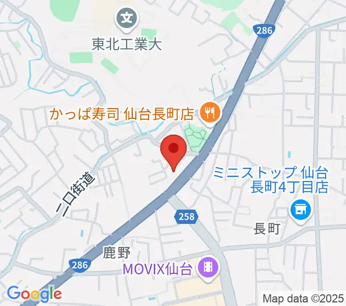 ピアノ教室 ポコアポコの地図