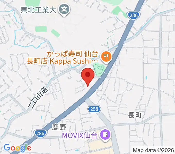 ピアノ教室 ポコアポコの地図