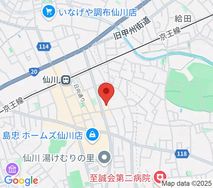 仙川フィックスホールの地図