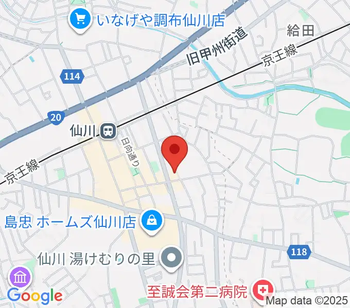 仙川フィックスホールの地図