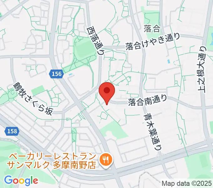 多摩市トムハウスの地図
