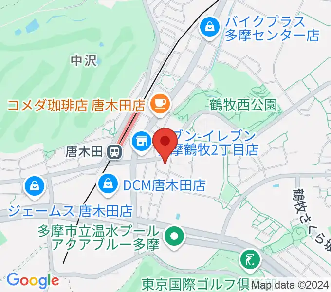 からきだ菖蒲館の地図