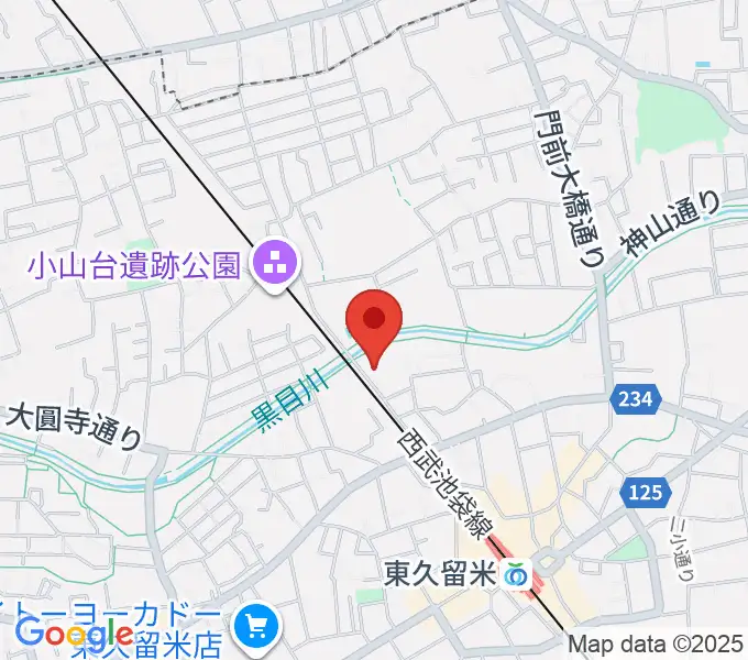 成美教育文化会館の地図