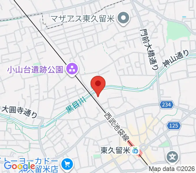 成美教育文化会館の地図