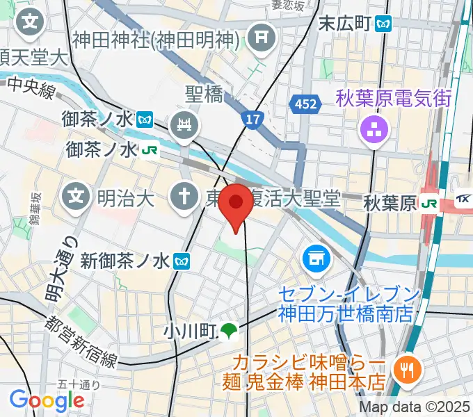 ワテラスコモンホールの地図