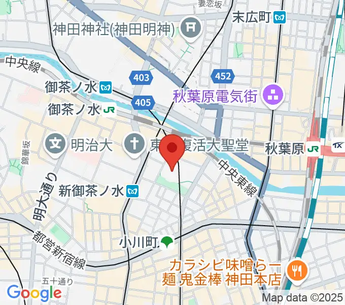 ワテラスコモンホールの地図