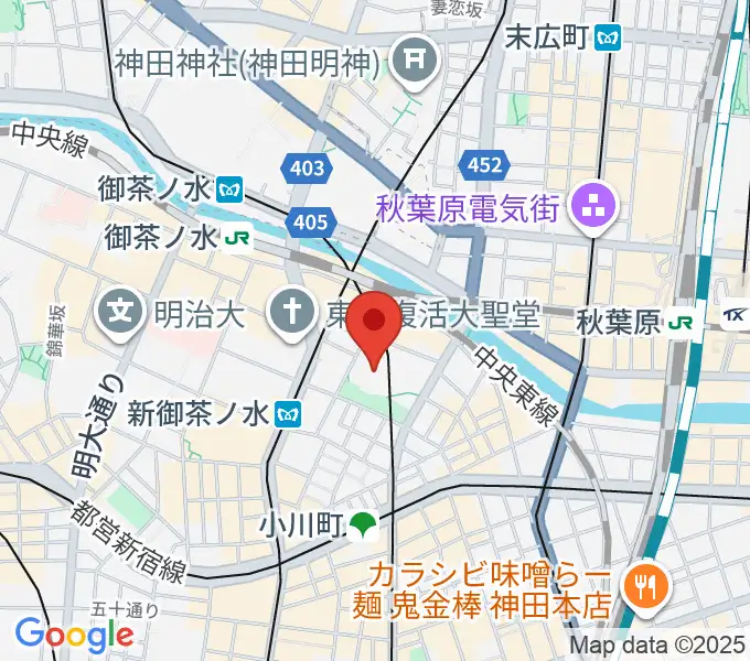 ワテラスコモンホールの地図