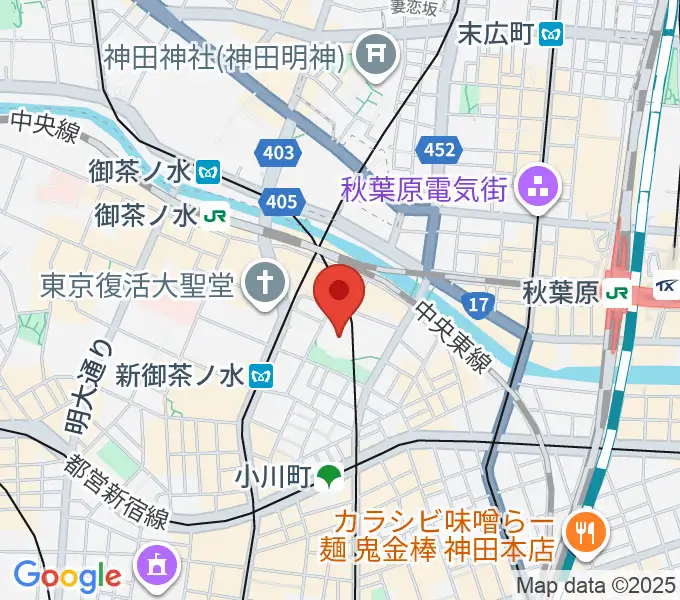 ワテラスコモンホールの地図