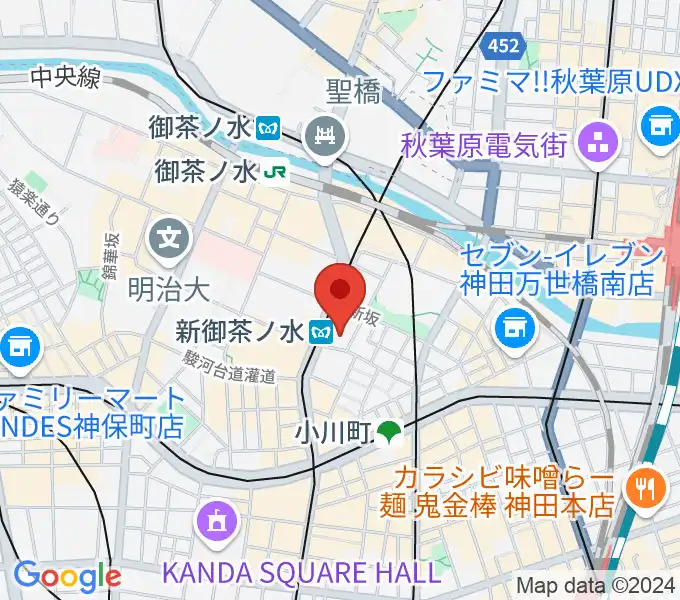 全電通労働会館の地図