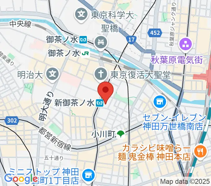 全電通労働会館の地図