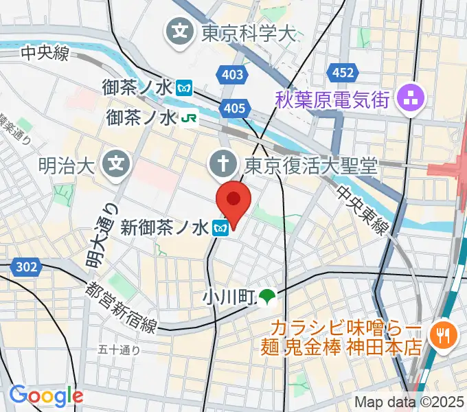 全電通労働会館の地図