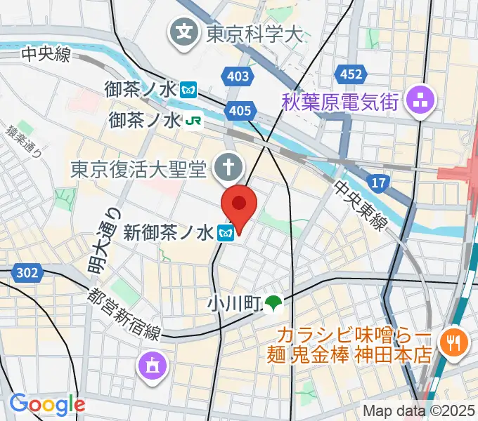 全電通労働会館の地図