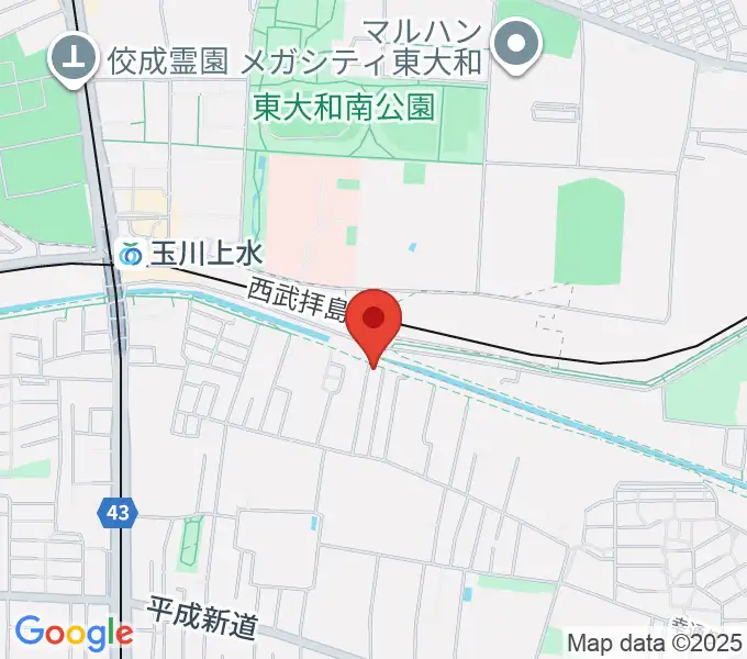 ロバハウスの地図