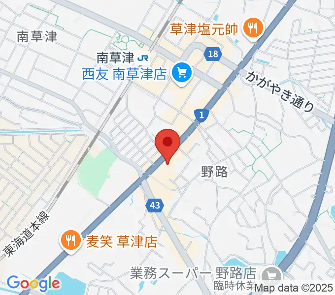 Bb南草津店の地図
