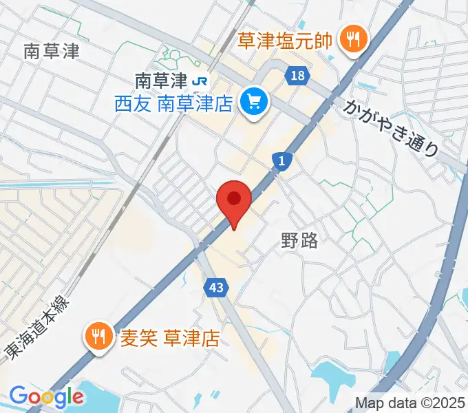 Bb南草津店の地図