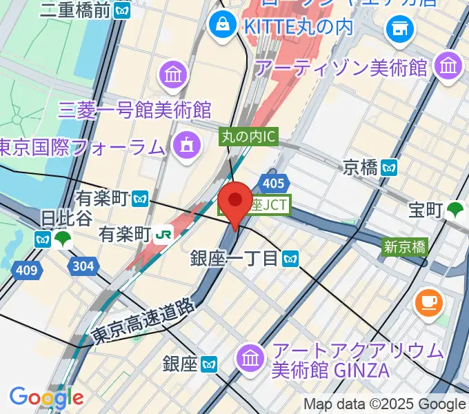 銀座Swingの地図