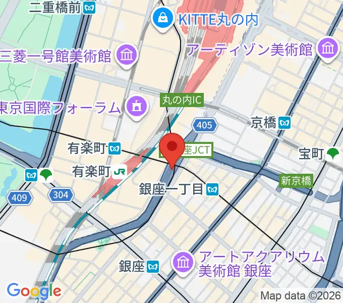 銀座Swingの地図
