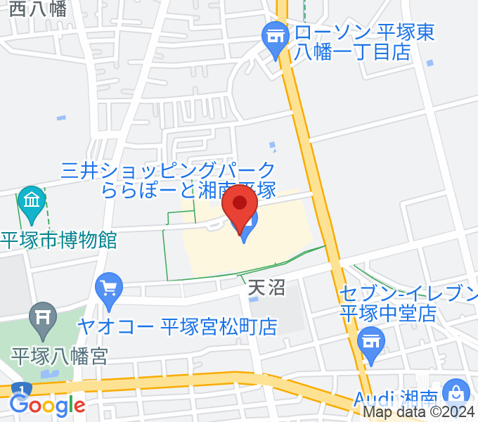 島村楽器 ららぽーと湘南平塚店の場所