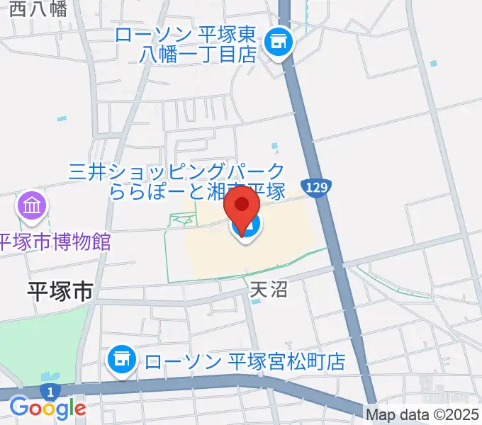 島村楽器 ららぽーと湘南平塚店の地図