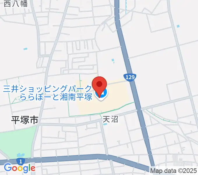 島村楽器 ららぽーと湘南平塚店の地図