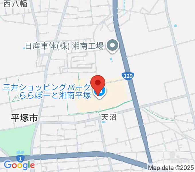 島村楽器 ららぽーと湘南平塚店の地図