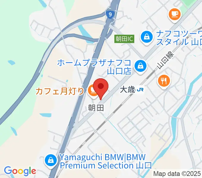 下関十字堂楽器店 ウインドぷらすの地図