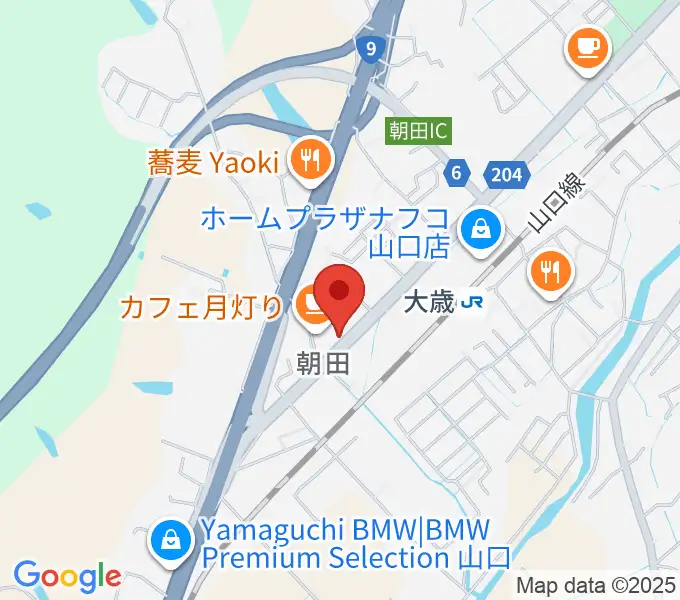 下関十字堂楽器店 ウインドぷらすの地図